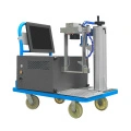 Portable QCW Fiber Laser System for Vehicle Identification